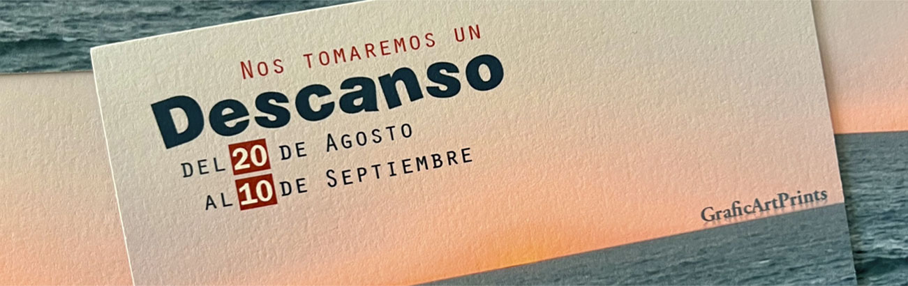 Vacaciones 2025 GraficArtPrints